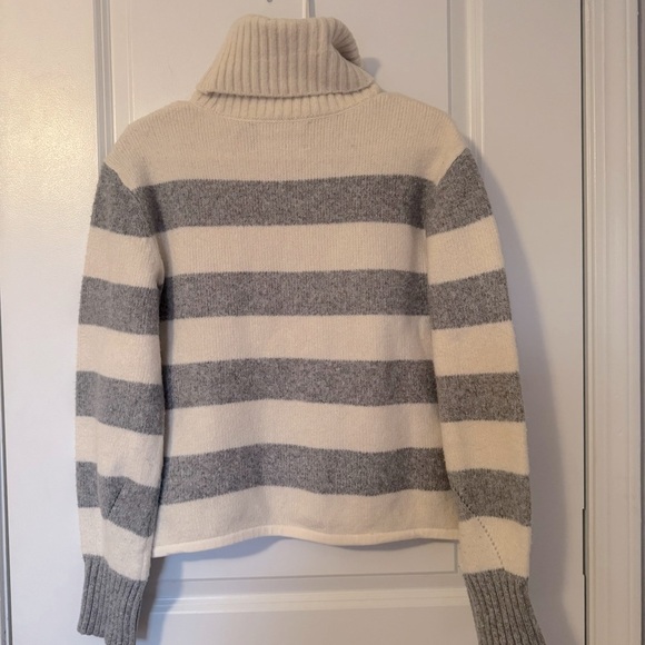 Calvin Klein Women’s Striped Turtleneck Sweater - Picture 2 of 7